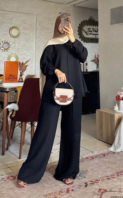 طقم لولان المكرّش: عنوان الفخامة والراحة اليومية⭐⭐⭐⭐